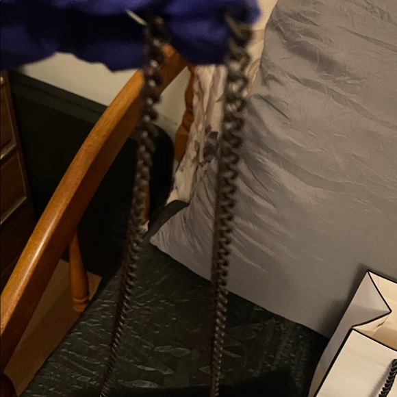 VIP/GWP Black Shoulder Bag with White Logo with shopping bag - Picture 14 of 17